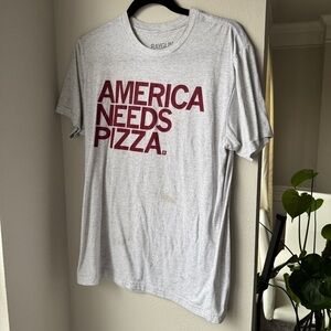 Raygun Graphic Tee - America Needs Pizza